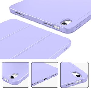 Ốp lưng máy tính bảng thông minh chống sốc bằng da PU và TPU, kiểu gấp ba, theo xu hướng mới dành cho <span class=keywords><strong>iPad</strong></span> A16 thế hệ thứ 11 năm 2025 và <span class=keywords><strong>iPad</strong></span> thế hệ thứ 10 - Product Image 5