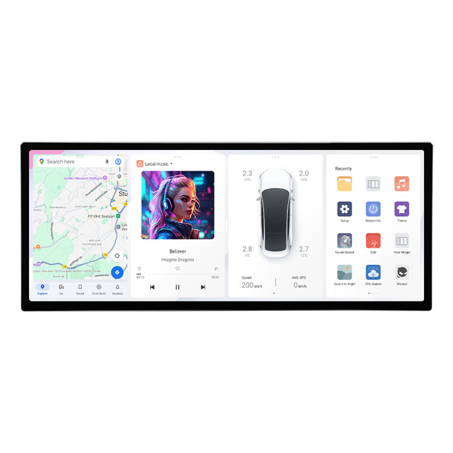 DUDUAUTO DUDU7 Wireless Carplay Android Auto for BMW 7 Series E65 E66 2004-2008 Intelligent Car Voice Control System 4G LTE Wifi