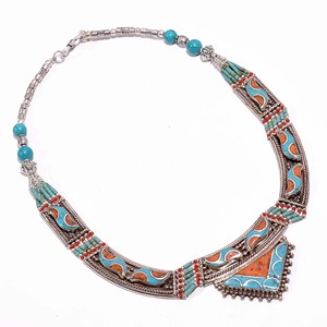 Collar de Moda con Dijes Tibetanos Hermosos al por Mayor, Joyería Vintage, Joyería de Moda - Product Image 2