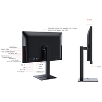 24 İnç Dokunmatik Ekranlı SSD AMD DDR4 LCD AIO Bilgisayar, İş İçin İnce Çerçeveli HD Web Kamerası, Ofis ve Ev Kullanımı