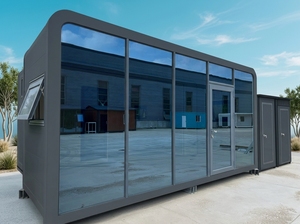 บ้านพักตู้คอนเทนเนอร์ทรงแคปซูลรุ่นใหม่จาก Apple Cabin เป็นบ้านสำเร็จรูปที่เป็นมิตรกับสิ่งแวดล้อม เหมาะสำหรับการพักแรมกลางแจ้ง โรงแรมแกลมปิ้ง ขนาดสั่งทำได้ - Product Image 3