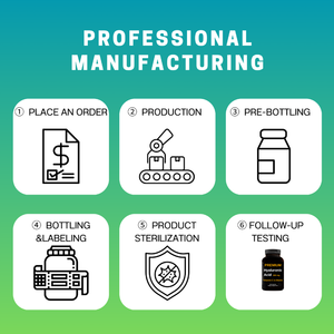 FM OEM/ODM Píldoras de ácido hialurónico Cápsulas Biotina Colágeno Vitamina C Suplementos naturales para la hidratación de la piel - Product Image 3