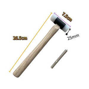 ชุดเครื่องมือซ่อมรอยบุ๋ม<span class=keywords><strong>รถ</strong></span>ยนต์ ค้อนหัวไนลอน ด้ามไม้ 3 ชิ้น ปากกาปรับระดับ สำหรับซ่อมตัวถัง<span class=keywords><strong>รถ</strong></span>ยนต์แบบไม่ทำสี ซ่อมรอยบุ๋มจากลูกเห็บ - Product Image 3