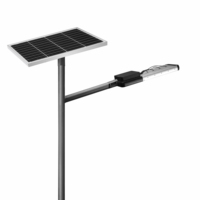 Lampe solaire intelligente à panneau séparé, tout-en-un, pour projets gouvernementaux