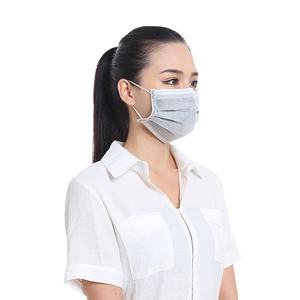 <span class=keywords><strong>Respirator</strong></span> pelindung keselamatan kimia sekali pakai medis 4 lapisan, karbon aktif bukan tenunan dengan Filter atau asap - Product Image 4