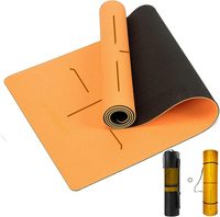 Maßgefertigte Umweltfreundliche Fitness Personalisiertes Design Farbblock-Yogamatte Hergestellt von Experten-Yogamatten-Hersteller
