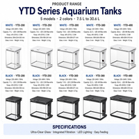 Système de filtration intégré SUNSUN pour aquarium en verre et plastique ultra-blanc avec pompe à eau et éclairage LED, idéal pour salon, bureau à domicile, bureau.