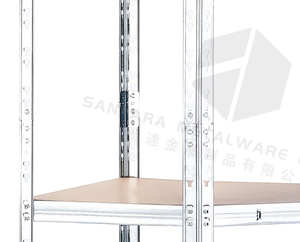 Nouveau style 5 niveaux coin papillon étagères étagères de rangement unités ménage Angle acier étagère de rangement support - Product Image 3