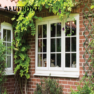 Fenêtre à battant en aluminium ALUFRONT approuvée NFRC avec grilles, isolation phonique, antirouille, pour application en salon communautaire - Product Image 3