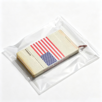Sacs en cellophane BOPP de haute qualité, résistants, transparents, autocollants, personnalisés, pour l'emballage multi-usages