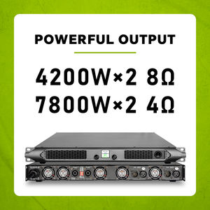 Amplificateur numérique professionnel GAP-TF42 haute puissance scène arrière pure 2 canaux 4200W performance de <span class=keywords><strong>chant</strong></span> de scène amplificateur numérique 1U - Product Image 5