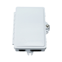 Boîtier de terminaison ODF étanche ABS intérieur à 2 ports Montage de distribution à fibre optique pour FTTH