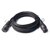 Cable de Conexión Compatible Fullaxs IP68 Resistente al Agua SM (OS2) LSZH Óptico LC a LC FTTA RRU POE GSM