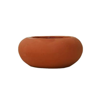 Jardinières décoratives en terre cuite rustiques faites à la main, écologiques et durables, pour plantes d'intérieur et d'extérieur, succulentes et herbes.