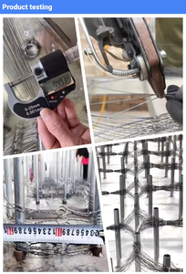 Heavy Duty Galvanized Low-Carbon Iron Wire Anti Tank Mesh <strong>Fence</strong> with Square Holes Welding &amp; Cutting Services for <strong>Border</strong> Defense - Product Image 4