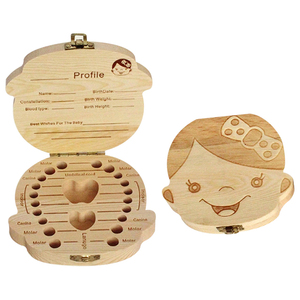 Enfance Souvenir Impression Logo <span class=keywords><strong>Personnalisé</strong></span> En Bois Bébé <span class=keywords><strong>Dents</strong></span> <span class=keywords><strong>De</strong></span> <span class=keywords><strong>Lait</strong></span> Boîte <span class=keywords><strong>De</strong></span> Rangement Boîte À <span class=keywords><strong>Dents</strong></span> En Bois - Product Image 5