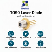 Diode laser bleue haute puissance OSRAM PLPT9 450MD_E à faisceau linéaire 440nm 7W, boîtier TO90 pour gravure laser