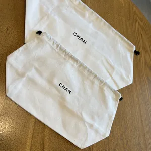 Factory Price Canvas Cotton Drawstring Shoe Bags Cloth Dust Bag Custom Dustbag For Shoes