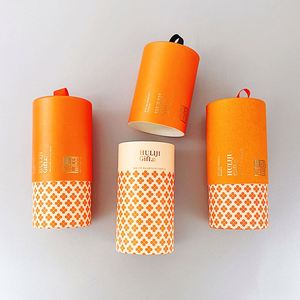 Emballages en carton écologiques de luxe en forme de cylindre pour cadeaux - Product Image 2