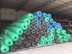 고품질 HDPE 220Gsm 차양망 야외 수영장용 3*30m 300Gsm 야외 캠핑용 뒷마당 덮개 블루 차양막 - Product Image 6
