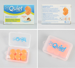 सिलिकॉन इयरप्लग शोर कम करने वाला कान सुनने की सुरक्षा पुन: प्रयोज्य कान प्लग तैराकी के दौरान सोने के लिए शोर रोधी - Product Image 6