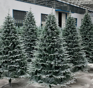 6FT prelit PE & PVC hỗn hợp tuyết đổ xô Pop Up Đảng trang trí nhân tạo Cây giáng sinh - Product Image 5