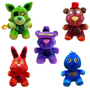 AL Midnight Bear <span class=keywords><strong>Freddy</strong></span>'s Peluche <span class=keywords><strong>de</strong></span> Fredy's Bonnie Doll Dibujos animados Fnaf Nightmare <span class=keywords><strong>Freddy</strong></span> Bear Foxy Juguetes - Product Image 5