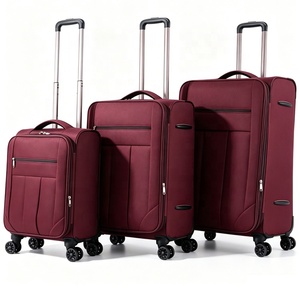 Ensemble de <span class=keywords><strong>valises</strong></span> de voyage en nylon léger et souple à 8 roues, tailles 20, 24, 28 pouces, vente en gros, usine de <span class=keywords><strong>valises</strong></span> DE GER avec logo personnalisé - Product Image 2