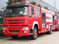 Truk Pemadam Kebakaran 6*4 Heavy Duty dengan Tangki Air Besar 20000L, Tinggi Kerja 13m, Mesin Diesel 220HP Euro 3, Penggerak 6*4, Truk Penyelamat Kebakaran