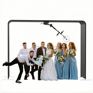 360 °   Photomaton rotatif pour mariages et fêtes, construction en aluminium, compatible avec les smartphones, les iPad et les appareils photo - Product Image 4