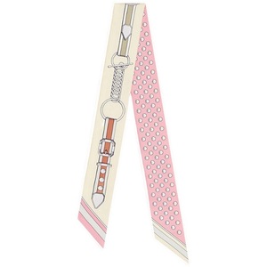 Pañuelo de Seda 100% de 5*90 cm, Impresión Personalizada, Pañuelos al por Mayor, Pañuelo de Diseño para la Cabeza, Pañuelo Elegante para Mujer, Pañuelo de Viaje - Product Image 1