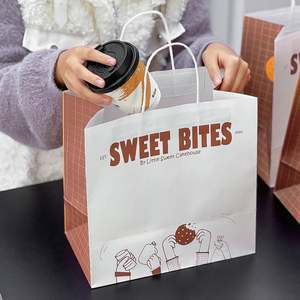 Bolsas de Papel Kraft para Repostería, Panadería, Postres, Comida para Llevar, Envases para Restaurantes - Product Image 4