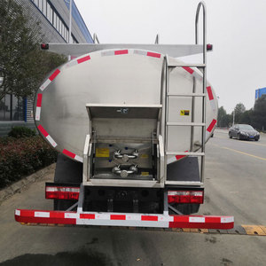 Nouveau camion-citerne à lait 8.3cbm Dongfeng camion-citerne à lait 120HP en acier inoxydable avec nourriture liquide - Product Image 4