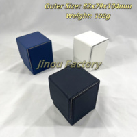 Étui de rangement pour cartes à aimant fort en cuir PU personnalisé pour cartes à pochette unique JO-TC-09 boîte de jeu de cartes Yugioh Trading Tcg Mtg