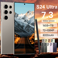 Smartphone S24 Ultra 5G Original, Desbloqueado, Versión Global, 65W, 12GB RAM/512GB ROM, HD, Compatible con Múltiples Idiomas (Español, Inglés)