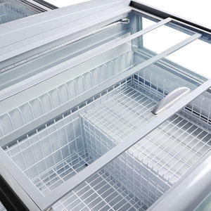 Vitrinas refrigeradas para puertas de vidrio refrigeradas por aire de temperatura única comercial Equipo de mostrador de escaparate - Product Image 3