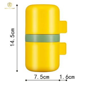 Moulin à café portable pour camping en plein air Cafetière goutte à goutte à double tasse avec <span class=keywords><strong>broyeur</strong></span> manuel à fraises coniques - Product Image 3