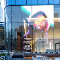 3D publicidad flexible transparente P4P6P7P10 interior y exterior 4K pantalla super flexible transparente LED pantalla de película