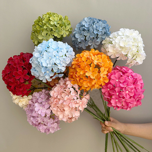 Fleurs d'hortensia artificielles à tige unique à 90 pétales. <span class=keywords><strong>Prix</strong></span> ultra-bas directement de l'usine, stock disponible, cascades de fleurs d'hortensia - Product Image 6