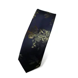 Newly Arrival Top Most Selling Custom Design 100% Silk Top Fabric Material Made Neck Tie for Men for Party Wear