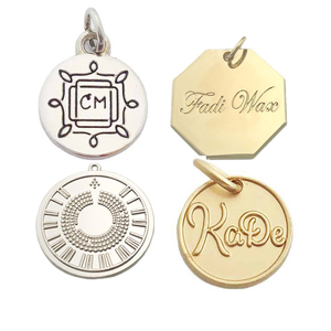 Ciondoli e Targhette in Metallo Personalizzati di Alta Qualità con Logo Stampato <span class=keywords><strong>per</strong></span> <span class=keywords><strong>Collane</strong></span> - Product Image 5