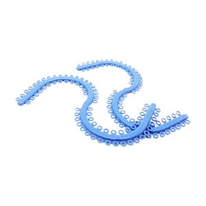 10 स्टिक डेंटल ऑर्थोडोंटिक लोचदार अलग टाई ढाला विभाजक प्रकार नीले रंग - Product Image 2