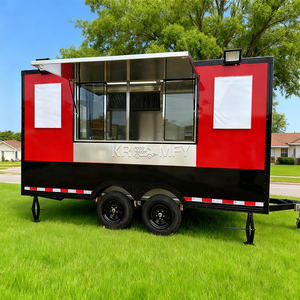 Approved 13ft Concession Food With Full DOT <b>Certificate</b> Mobile Kitchen Trailer Outdoor Ice Cream Kiosk - Product Image 4