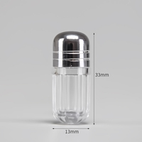 Emballage de capsule unique d'amélioration masculine Rhinocéros 69 bouteilles PS en plastique vides impression de logo de carte 3D emballage de pilule recyclable de 2ml