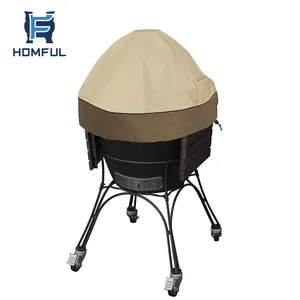 HOMFUL Outdoor Patio BBQ Covers Ceramic Grill Dome Cover
