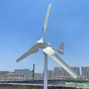 Generator turbin angin 600w 800w 1000w, kincir angin 12v 24v, peralatan rumah berkemah gratis daya energi dengan pengontrol MPPT