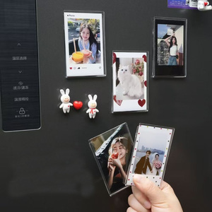 กรอบรูปแม่เหล็กสไตล์อินสตาแกรมแบบปรับแต่งได้ ขนาด 3 นิ้ว สำหรับติดตู้เย็น แบบสองหรือสามรูป - Product Image 4