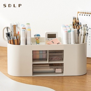 Oem/ODM có thể tháo rời phân vùng công suất lớn bàn văn phòng phẩm tổ chức chủ bút với ngăn kéo văn phòng lưu trữ container - Product Image 1