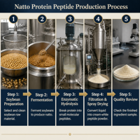 Nanopeptide, Peptide à petite molécule, Extraits végétaux bruts, Approvisionnement en lots OEM, Personnalisation