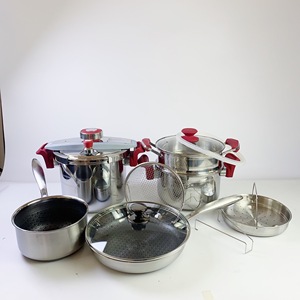 Casserole à pression anti-explosion en acier inoxydable écologique de haute qualité, usage commercial et domestique, multi-usages, sans - Product Image 1